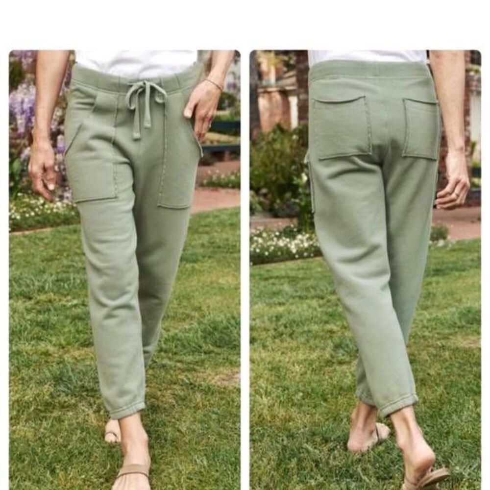 Frank & Eileen Eamon Jogger Sweatpant Triple Fleece In Sage Size XS